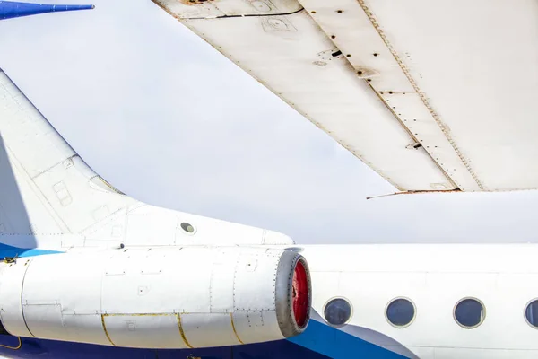 Повітряні Турбіни Авіаційні Літаки — стокове фото