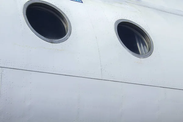 Зовнішні Літаки Вікна Авіакомпанії — стокове фото