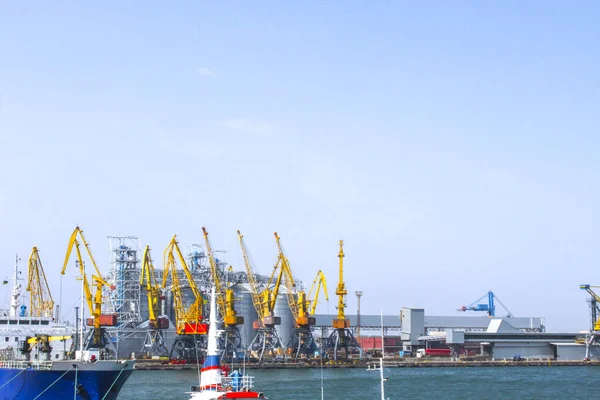 Grúa Transporte Industria Portuaria — Foto de Stock