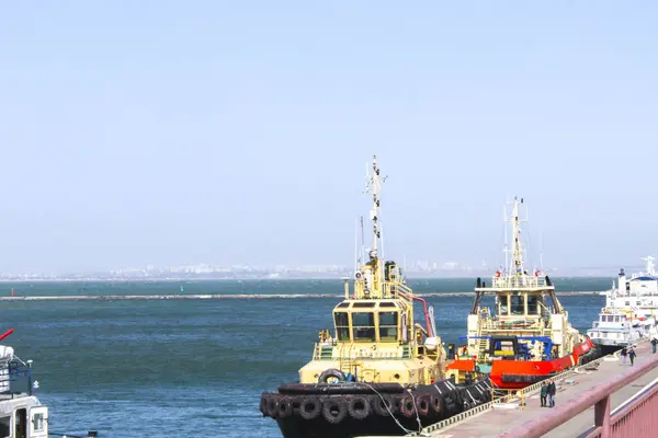 Yate Pesca Barco Muelle Transporte — Foto de Stock