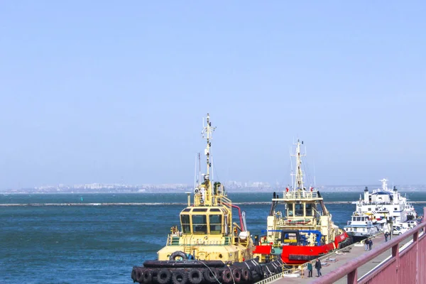 Yate Pesca Barco Muelle Transporte — Foto de Stock