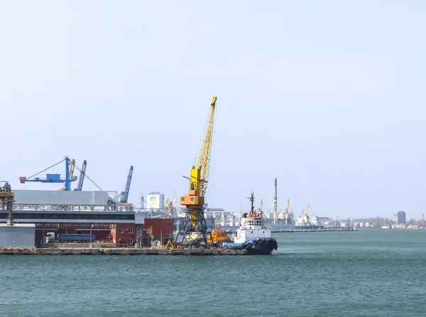 Grúa Transporte Industria Portuaria — Foto de Stock
