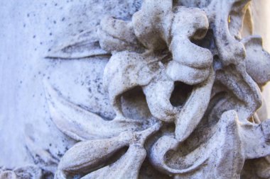 Eski mezar mimarisi heykel arka planı 