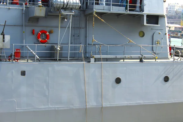 Porto Della Nave Guerra Militare — Foto Stock