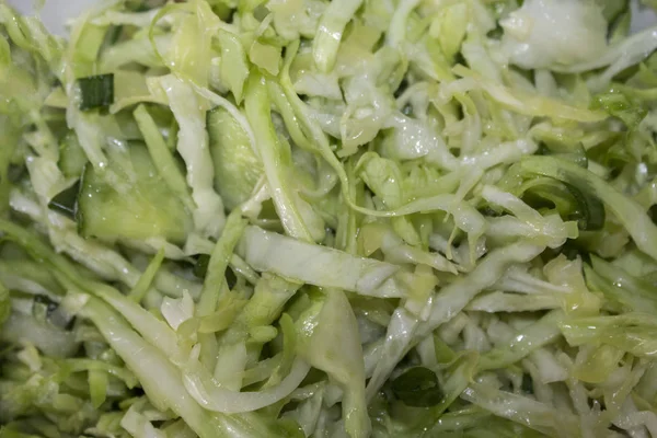 Kohl Gemüse Salat Lebensmittel Hintergrund — Stockfoto