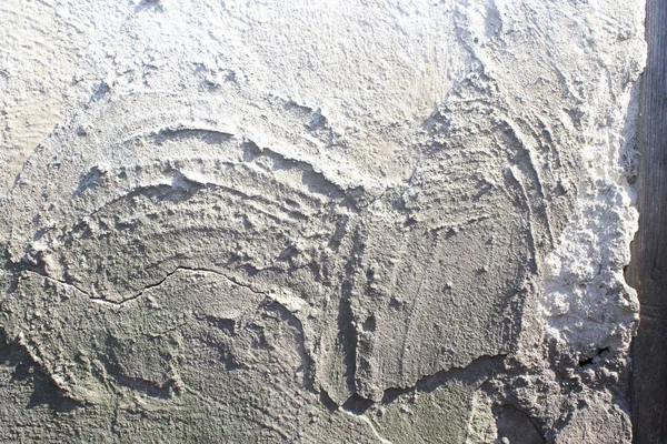 Yaşlı Çatlak Yıpranmış Paspal Alçılı Soyulmuş Duvar Arkaplanı — Stok fotoğraf