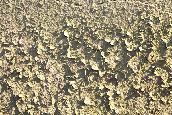 Yaşlı Çatlak Yıpranmış Paspal Alçılı Soyulmuş Duvar Arkaplanı — Stok fotoğraf