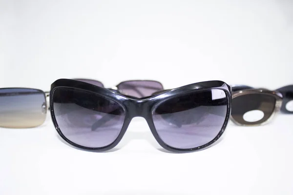Stylish Sunglasses White Background — Stock Photo, Image