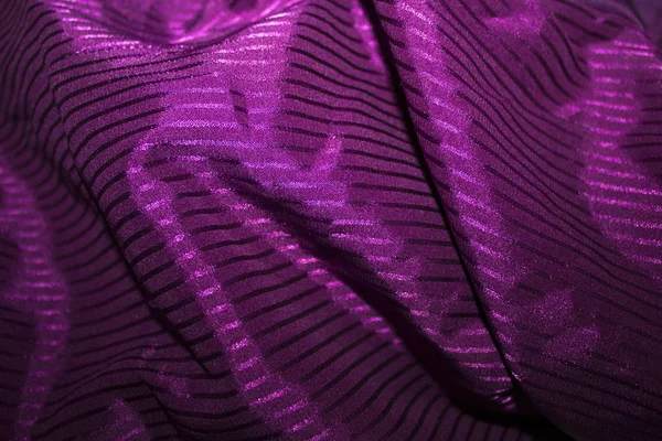 紫色织物布背景纹理 — 图库照片