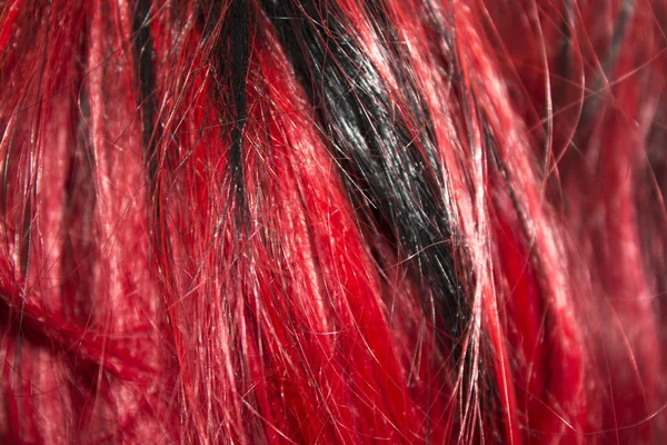 Red Hair Closeup Background Texture — Stock Photo, Image