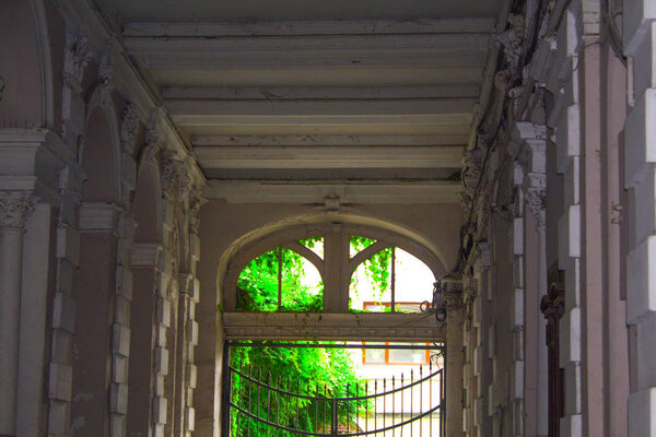 Old yard arch entrance building
