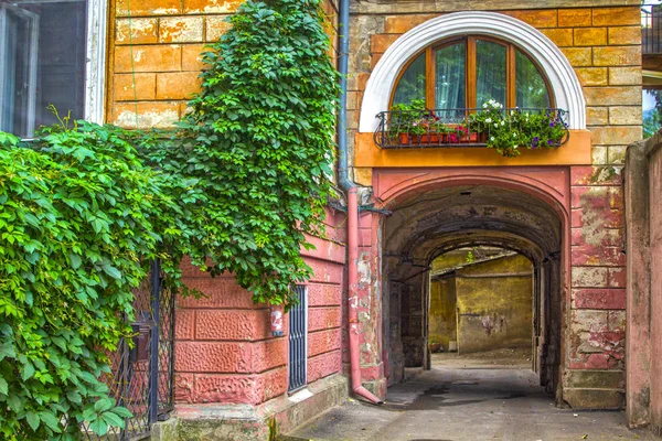 old yard arch entrance building