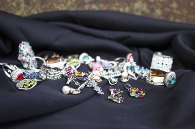 Gümüş mücevher küpe tarzı moda