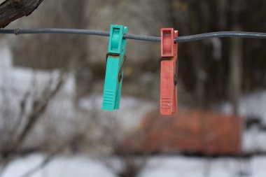 Giysi mandal clothesline araçları