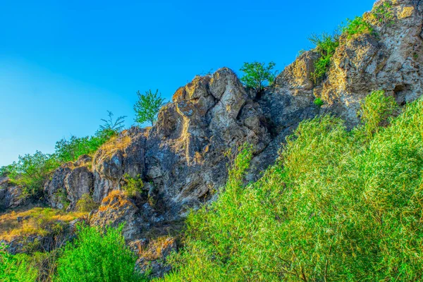 Hermoso Paisaje Verano Las Montañas Varatic República Moldavia Paisaje Verde —  Fotos de Stock