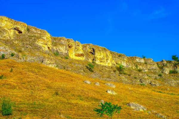 Beau Paysage Estival Dans Les Montagnes Varatiques République Moldavie Paysage — Photo