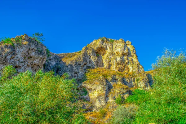 Hermoso Paisaje Verano Las Montañas Varatic República Moldavia Paisaje Verde —  Fotos de Stock