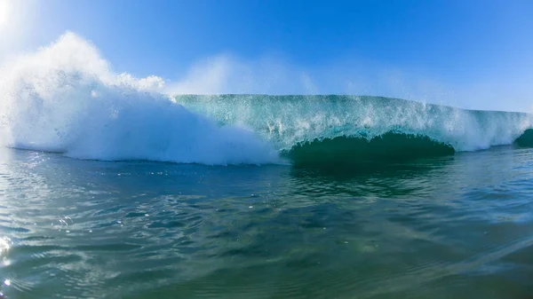 Wave Swimming Encounter Water Power — Stock Photo, Image