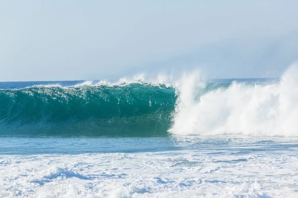 Ocean Wave blauw water close-up foto — Stockfoto