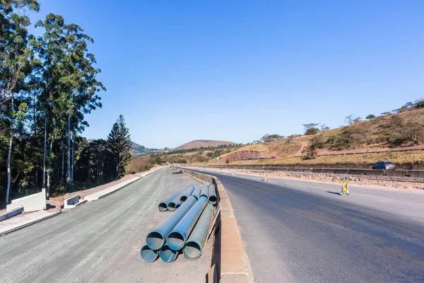 Carretera Carretera Nuevos carriles de expansión — Foto de Stock