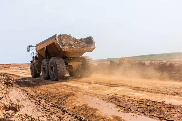 Camión Obras Terrestres Desarrollo de la Propiedad Industrial — Foto de Stock