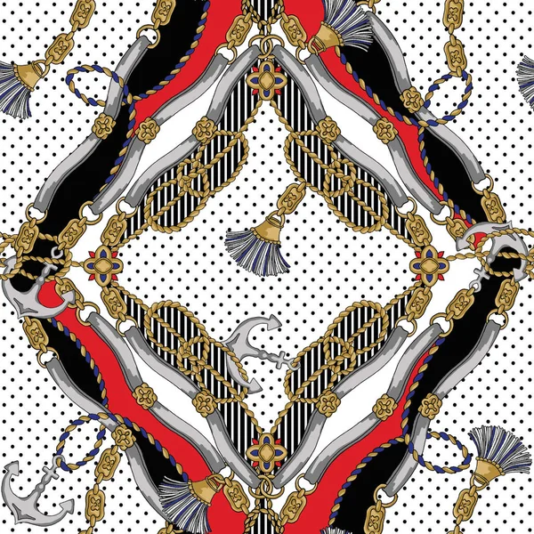 Zincirli kemer desenli arka plan geometrik kumaş etnik arka plan desenli leopar desenli ekose geometrik batik