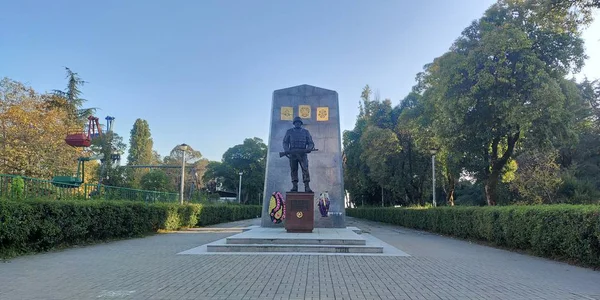 Sukhum Monument Russian Soldier — Stock Photo, Image