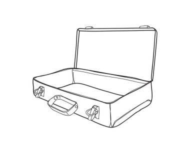 Metal aletleri sanayi çatı elle çizilmiş vektör çizim çizim kutusu