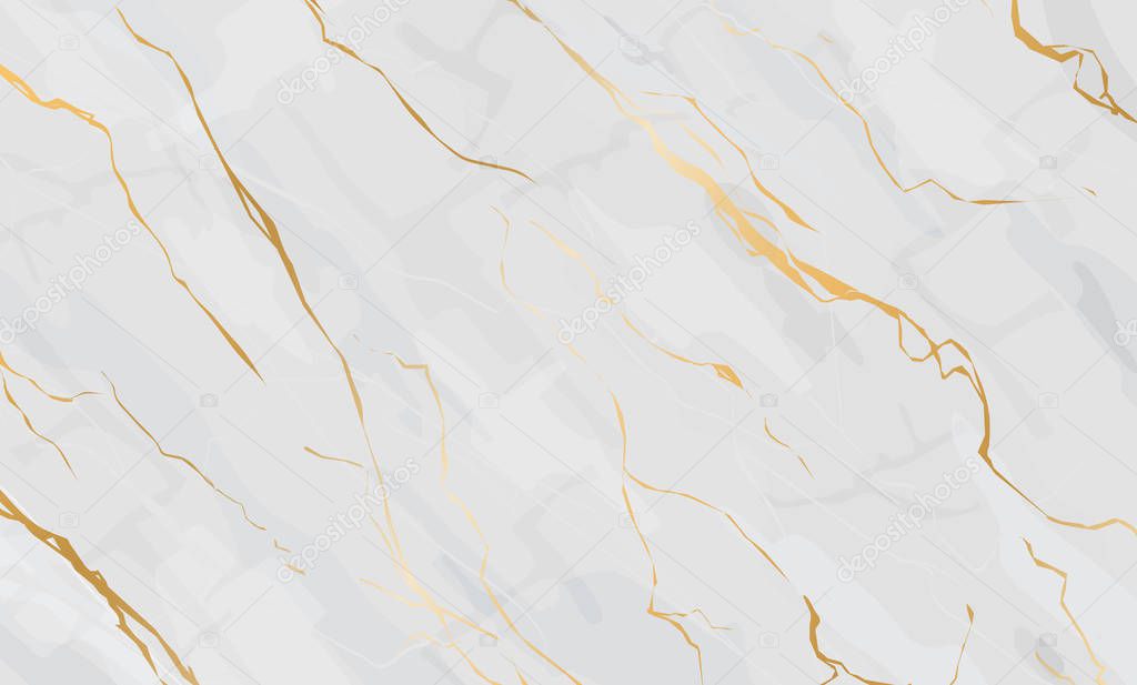 Marble and golden line  background vector art texture illustration