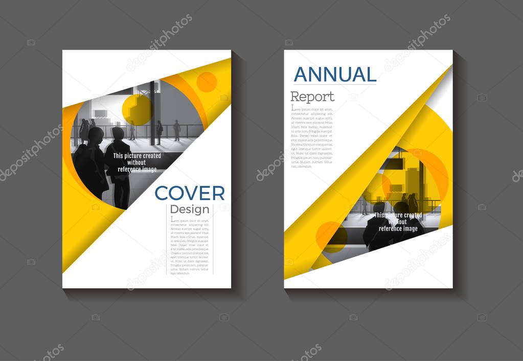 yellow cover  abstract background modern design modern book cove
