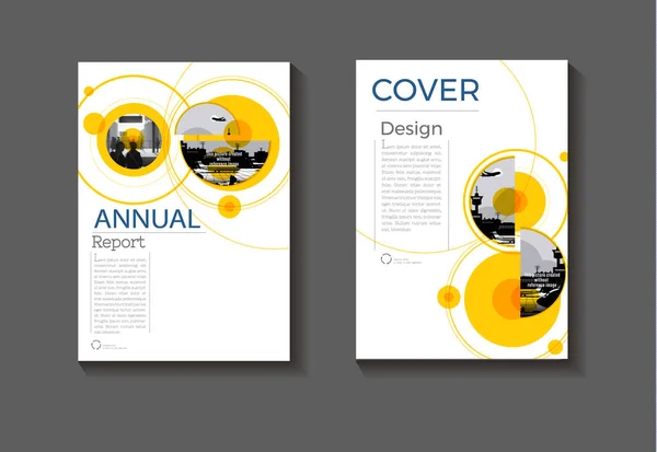 Cover Layout Design abstrakter Hintergrund modernes Buch Broschüre te — Stockvektor