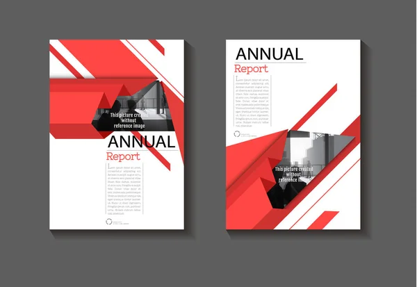 Roter Einband abstrakter Hintergrund modernes Design modernes Buchcover b — Stockvektor