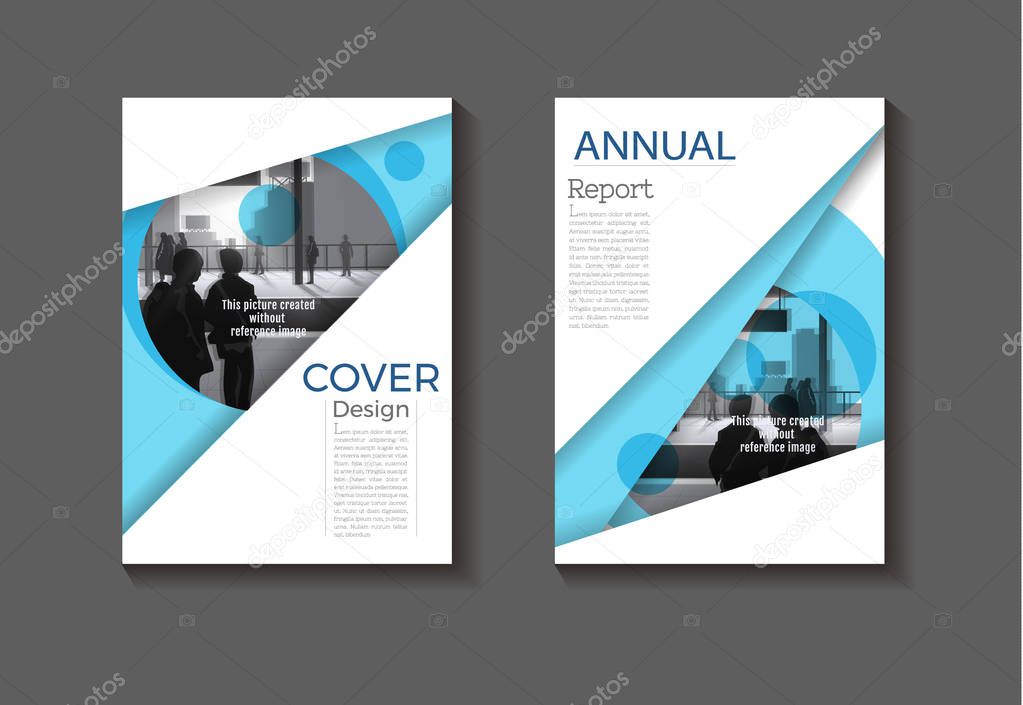 blue cover background modern design modern book cover Brochure c