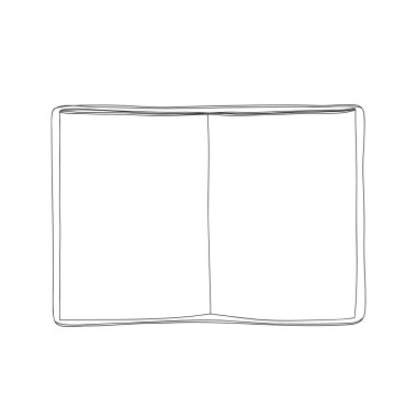 dizüstü bilgisayar el çizimi karalama vektörü resim çizimi