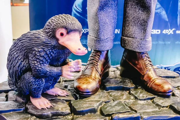 Bangkok Thailand November 2018 Status Niffler Creature Long Snout Coat — Stock Photo, Image