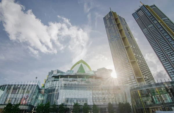 Bangkok Tailandia Junio 2019 Vista Exterior Icon Siam Orillas Del — Foto de Stock