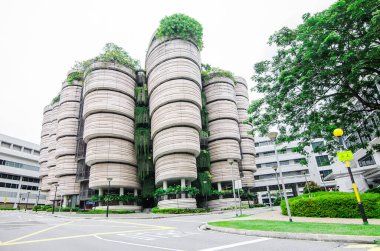 SINGAPORE - NOV 25, 2018 : Inside view of building 