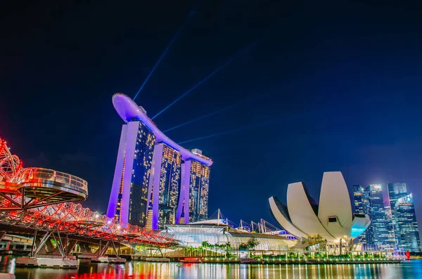 Singapore November 2018 Marina Bay Sands Hotel Garden Bay Helix — Stock Photo, Image