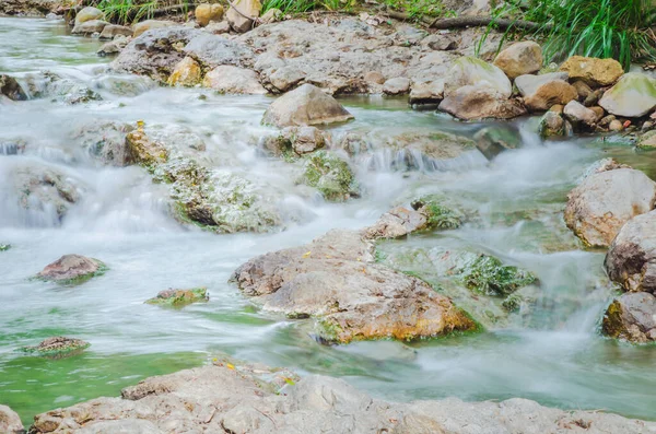 Waterfall green forest river stream landscape, Mossy rocks waterfall stream, Waterfall rocks stream Waterfall close up view