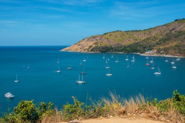 Nai Harn Plajı Naiharn Plajı Phuket, Promthep Burnu Phuket, Rawai Plajı Phuket, lagün ve resif manzarası, inanılmaz deniz manzarası, muhteşem manzara..