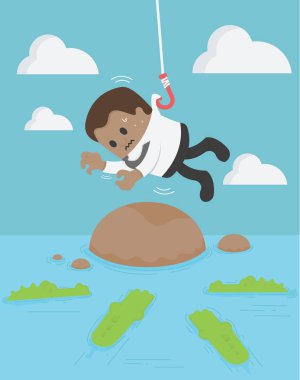 Amerikalı işadamları business.crocodil yem olarak kullanılır