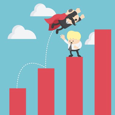 Süper işçi Iş Illustration