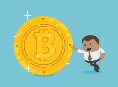Sikke ile Afrika işadamı, Bitcoin