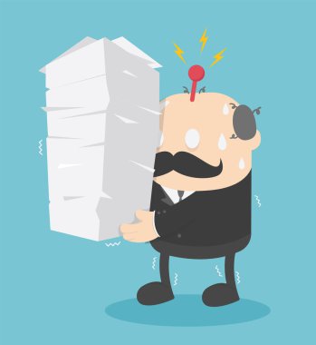 İş dünyası kavramı, iş adamları robot olarak kullanılıyor.