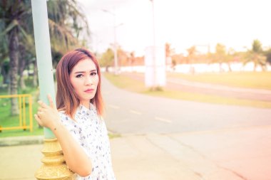 Asyalı kadın portresi