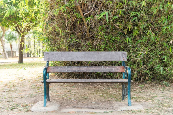 Old Wooden Bench Forest — Stock Photo, Image