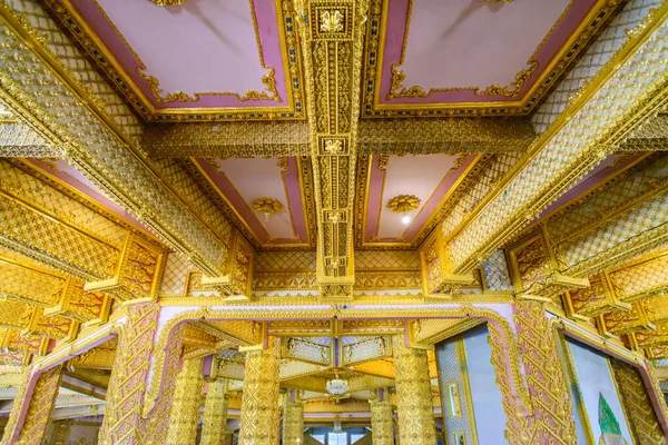 Dentro Templo Budista Conceito Religioso — Fotografia de Stock