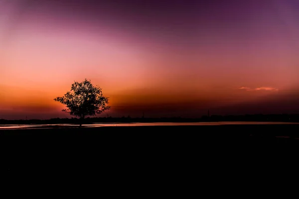 Fantastic Sunset Sky Background — Stock Photo, Image