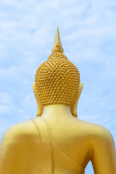Vacker Utsikt Över Majestätisk Buddha Skulptur — Stockfoto