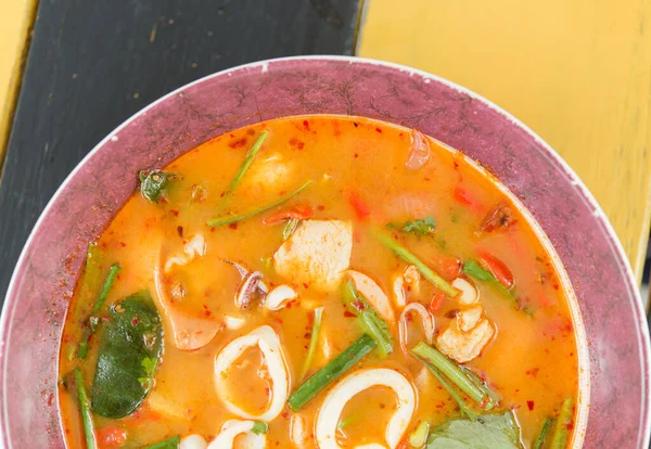 cooked Asian traditional food on table